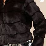 NWT Jolie & Joy Black Faux Fur Jacket | Women’s Size Medium Photo 10