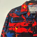 Wrangler  Western Wear Vintage Storm Lightning Novelty Print Snap Front Shirt Photo 2