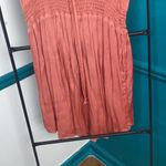 Red Haute  coral sleeveless satiny dress Photo 2