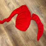 Red mesh long sleeve shirt Photo 0