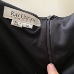 Kay Unger V Neck Sleeveless cocktail Mini dress Size 14 Photo 5