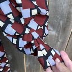 ZARA EUC  Geometric Side Slit Column
Maxi Dress Photo 6