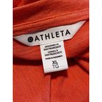 Athleta NWT  Breezy V-Neck Short Sleeve T-Shirt XL Orange Lightweight Scoop Tee Photo 4