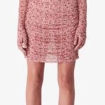 NWOT MISCREANTS Cupid Ruched Mini Dress in Dusty Rose Ditsy Floral, UK10 (US6) Pink Size 6 Photo 0