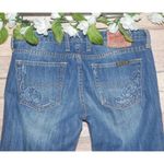 Lucky Brand Prairie Sweet Low Bermuda Jean Shorts Size 6 W28 Distressed Photo 8