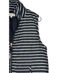Mud Pie  Women's Top Striped Zip Front Vest Closure Pockets Sleeveless‎ Small Photo 1