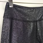 Beyond Yoga Shimmer Essential Long Legging Black Silver Foil Women's Small Photo 3