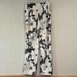 Sunny Leigh  floral stretch pull on wide leg pants L Photo 1