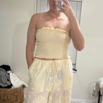 ZARA  Cream Crop Top Photo 1