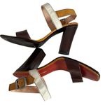 Marc by Marc Jacobs  Women's Brown and White heels EUC Photo 1