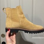 Madewell  WOMENS CITYWALK LUGSOLE CHELSEA BOOT SUEDE BEIGE 9.5 Photo 9