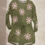 Ekouaer Green Floral Lounge Set  Photo 0