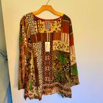 Johnny Was New!! Fria Kimi Tunic Women’s size Large Silk Photo 2