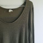 Free People  Green High Low Malibu Flowy Thermal Photo 3