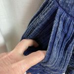 Free People Indigo Blue Washed Ashore Mini Dress Sz.M NWT Photo 10