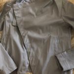 BB Dakota Grayish Blue Vegan Leather Jacket Photo 5