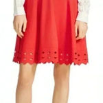 Saks 5th Avenue Saks Fifth Avenue Womens Skirt Cut Out Hem Elastic Waist Small Photo 0