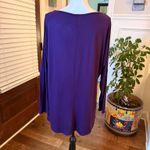 brenda's Brenda’s EUC 3/4 Dolman Sleeve Dark Purple Oversized Shirt/Tunic Photo 1