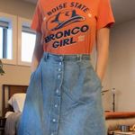 Homefield Authentic orange Boise State Bronco Girl short sleeve t-shirt 🤠 Photo 1