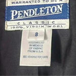 Pendleton  Classic 100% Virgin Wool Blue Blazer Jacket Size 8 Photo 3