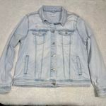 Ava & Viv  Light Wash Denim Jacket • Women’s 1X • Stretch Jean Jacket Photo 4