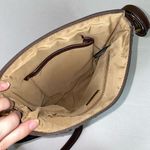 Giani Bernini Grey Faux Ostrich Leather Embossed Small Crossbody Bag Purse Photo 5