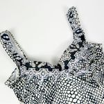 true colours by la moda snake print swimsuit one piece size medium NWOT Gray Photo 2