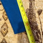 Loft Ann Taylor  blue crew neck sweater rounded hem women’s L Photo 9