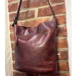 Timberland  Small Classic Leather Bucket Bag Brown Burgundy Photo 2