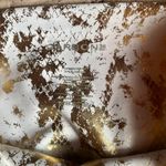 High Waisted Metallic Snake Skin Athletic Leggings White Size XS Photo 1