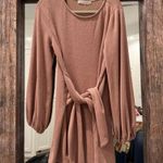 Cute Sweater Dress Tan Size M Photo 0