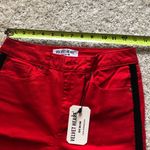 Francesca's New Francesca’s collections denim velvet heart denim jeans, size 28 Photo 6