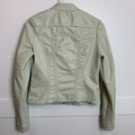 j2 Jou Jou Cream Faux Vegan Leather Jacket Size XS Photo 1