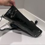 None Lawyer’s bag top handle Leather croc embossing patent leather briefcase Retro Photo 4