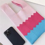 Mini Colorblock Knit Bag Photo 4