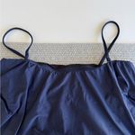 J.Crew Navy Blue Tiered Strapless or Spaghetti Strap One Piece Swimsuit Size 4 Photo 13