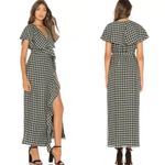 Tularosa Mila Green Plaid Check Wrap Style Dress Size Medium Photo 11