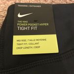 Nike Power Pocket Hyper Tight Fit Leggings Black Size M Photo 3