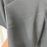 St. John Black Wool Blend One Shoulder Dress Size 6 Asymmetrical Sleeve Photo 8