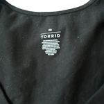 Torrid  women’s black vneck short sleeve top size 00 EUC Photo 1
