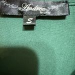 Andree by Unit Bold Green Oversized Floral Embroidered Button-Down Artsy Indie Vibes Sz S Indie Photo 2