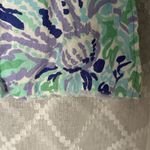 Lilly Pulitzer Pants Women Medium Linen Straight Nice Ink Lilly's Lilac Vacation Photo 4