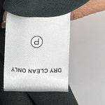 Gilner Farrar Womens Black Short Flutter Ruffle Sleeves Sienna Blouse Small Black Photo 6