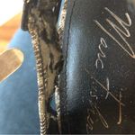 Marc Fisher Platform Heel Silver Golden Metallic Size 8.5 Photo 6