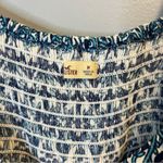 Hollister  Romper Blue Aqua & White Floral Sleeveless Romper Sz M EUC Summer Photo 2