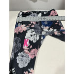 Old Navy Woman’s  Active Go Dry Large Gray Floral Design Active Joggers Photo 3