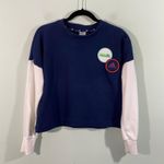 Adidas  X Stella McCartney Space Crew Patchwork Pullover Sweatshirt Size S Photo 0