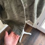 American Eagle  Olive Green Corduroy crop raw hem Jacket Photo 1