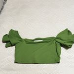 Susana Monaco  NWOT Lime Green Off-Shoulder Crop Top SIZE SMALL Photo 1
