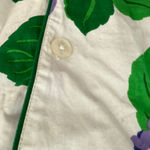 Printfresh  Green and Purple Floral Button Down Shirt Photo 5
